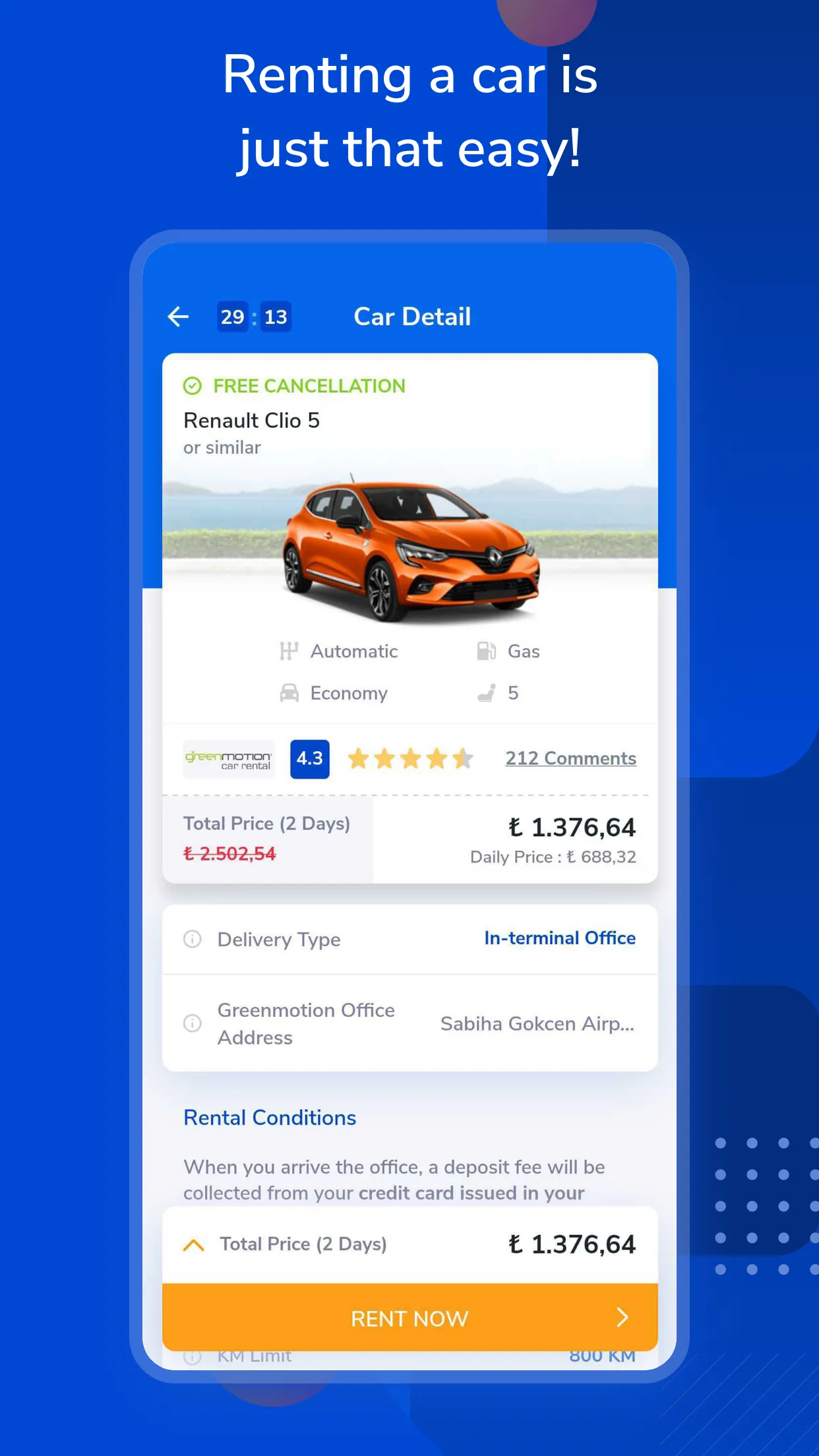 Yolcu360 - Car Rental | Indus Appstore | Screenshot