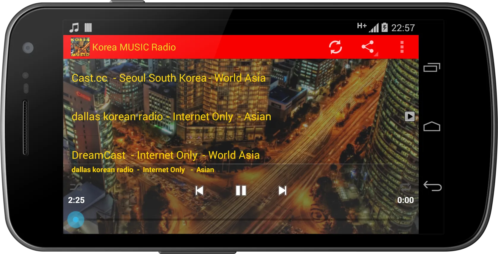 Korea MUSIC Radio | Indus Appstore | Screenshot