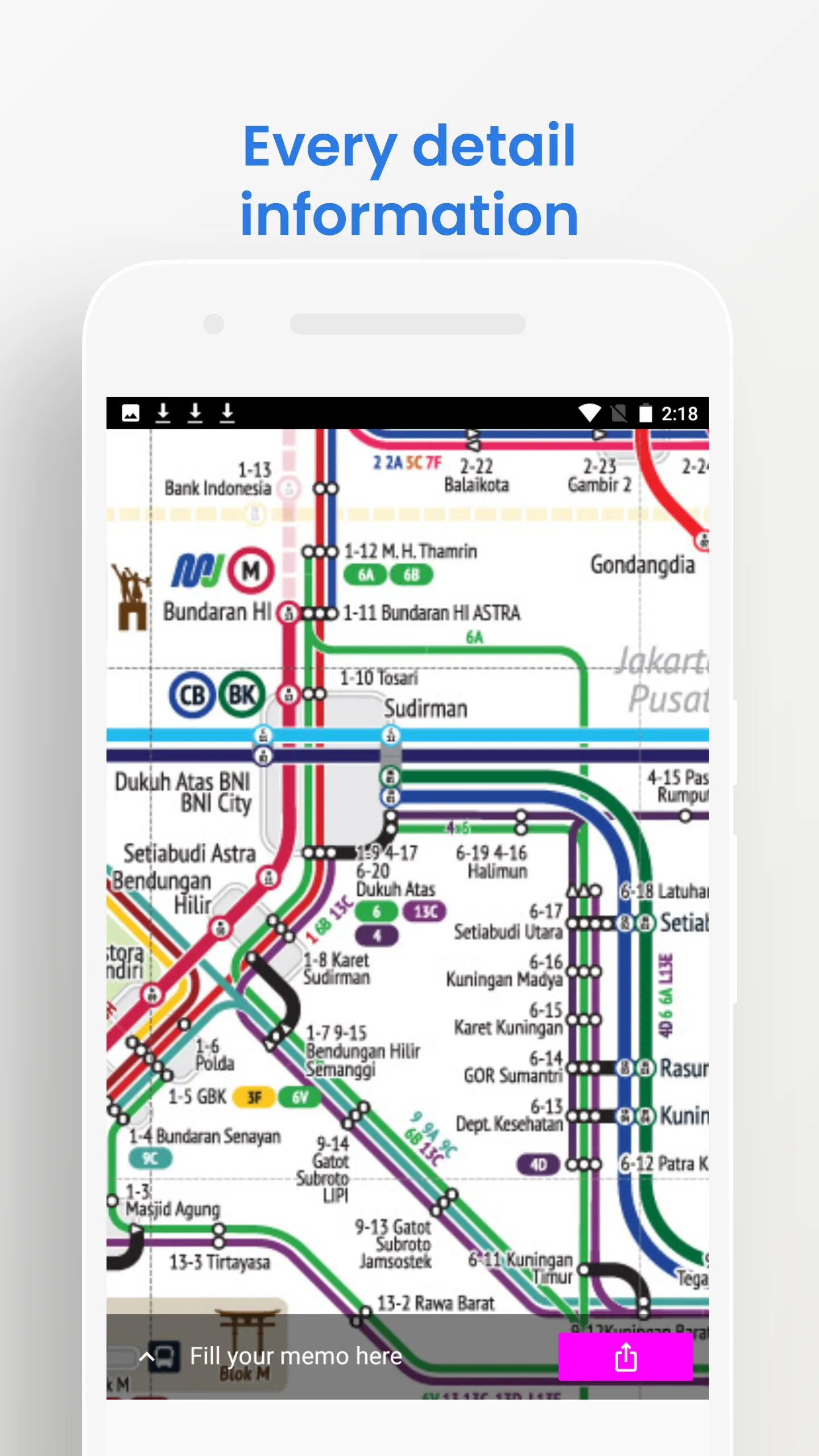 Jakarta MRT LRT Bus Map Guide | Indus Appstore | Screenshot