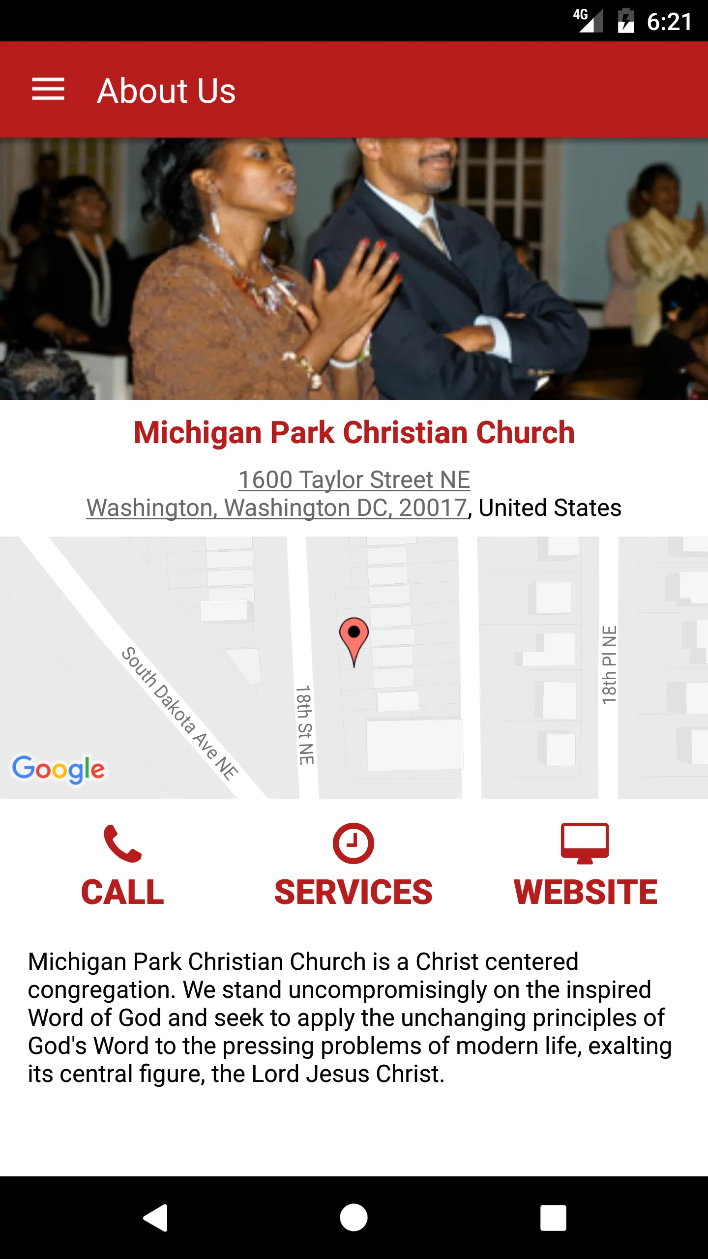 Michigan Park Christian Church | Indus Appstore | Screenshot