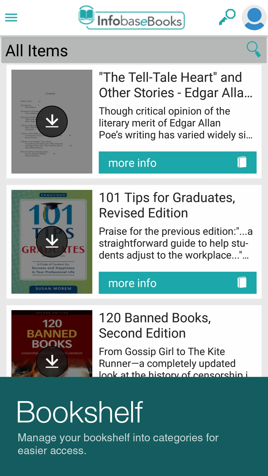 Infobase eBooks | Indus Appstore | Screenshot