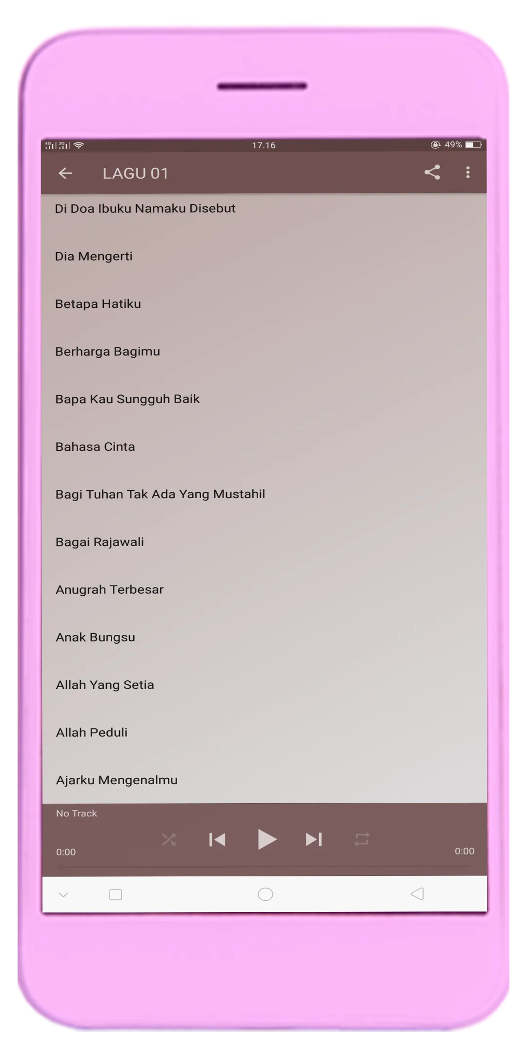 Lagu Rohani Kristen Offline | Indus Appstore | Screenshot