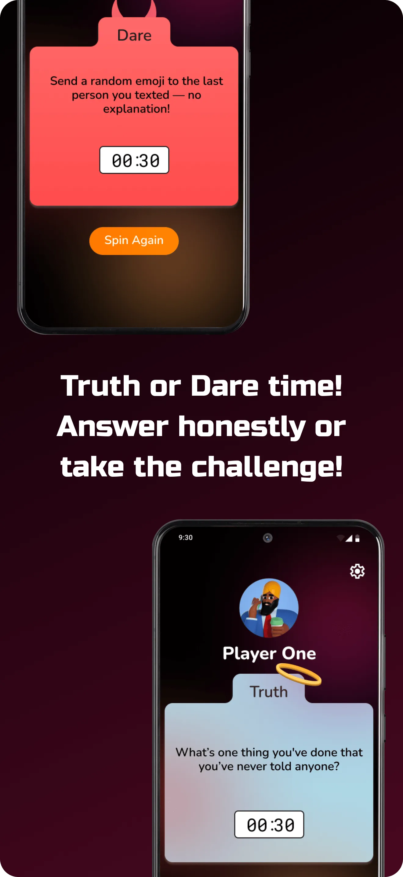 Truth or Dare: Spin to Play | Indus Appstore | Screenshot