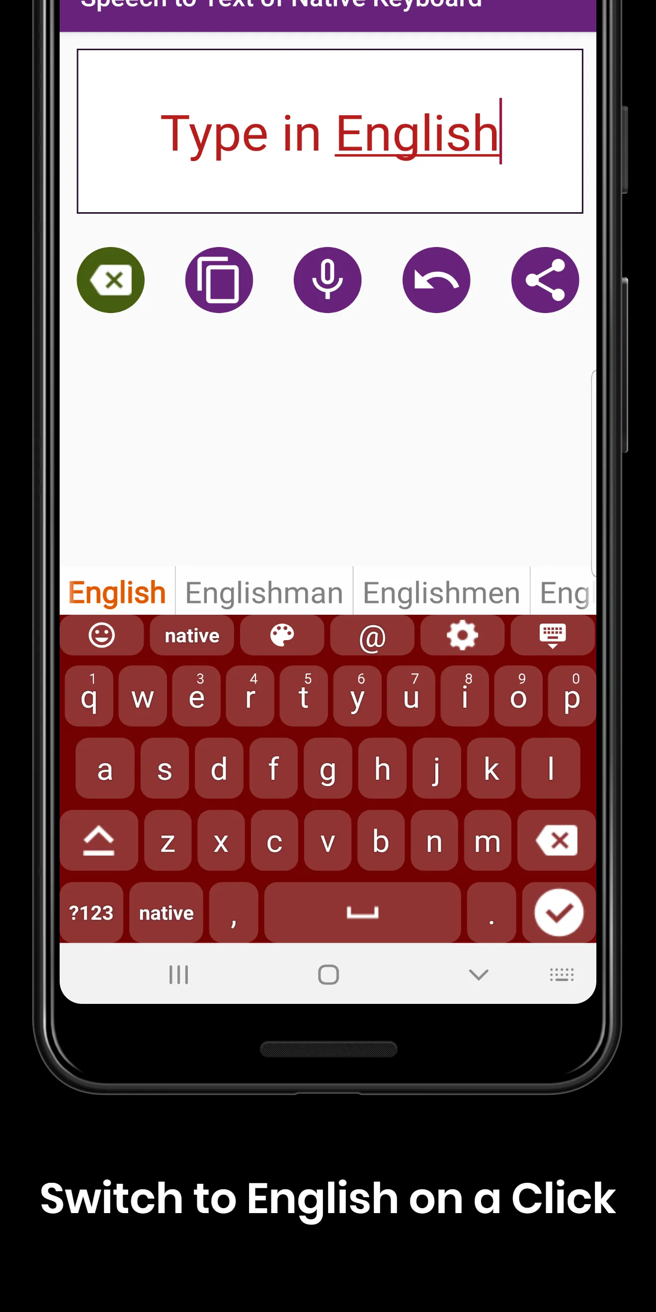 Azeri English Keyboard : Infra | Indus Appstore | Screenshot