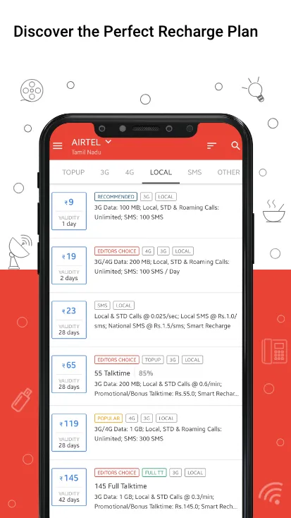 Recharge Plans, DTH, Cashback | Indus Appstore | Screenshot