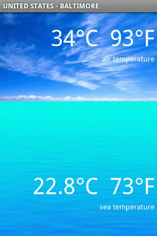 Sea Temperature | Indus Appstore | Screenshot