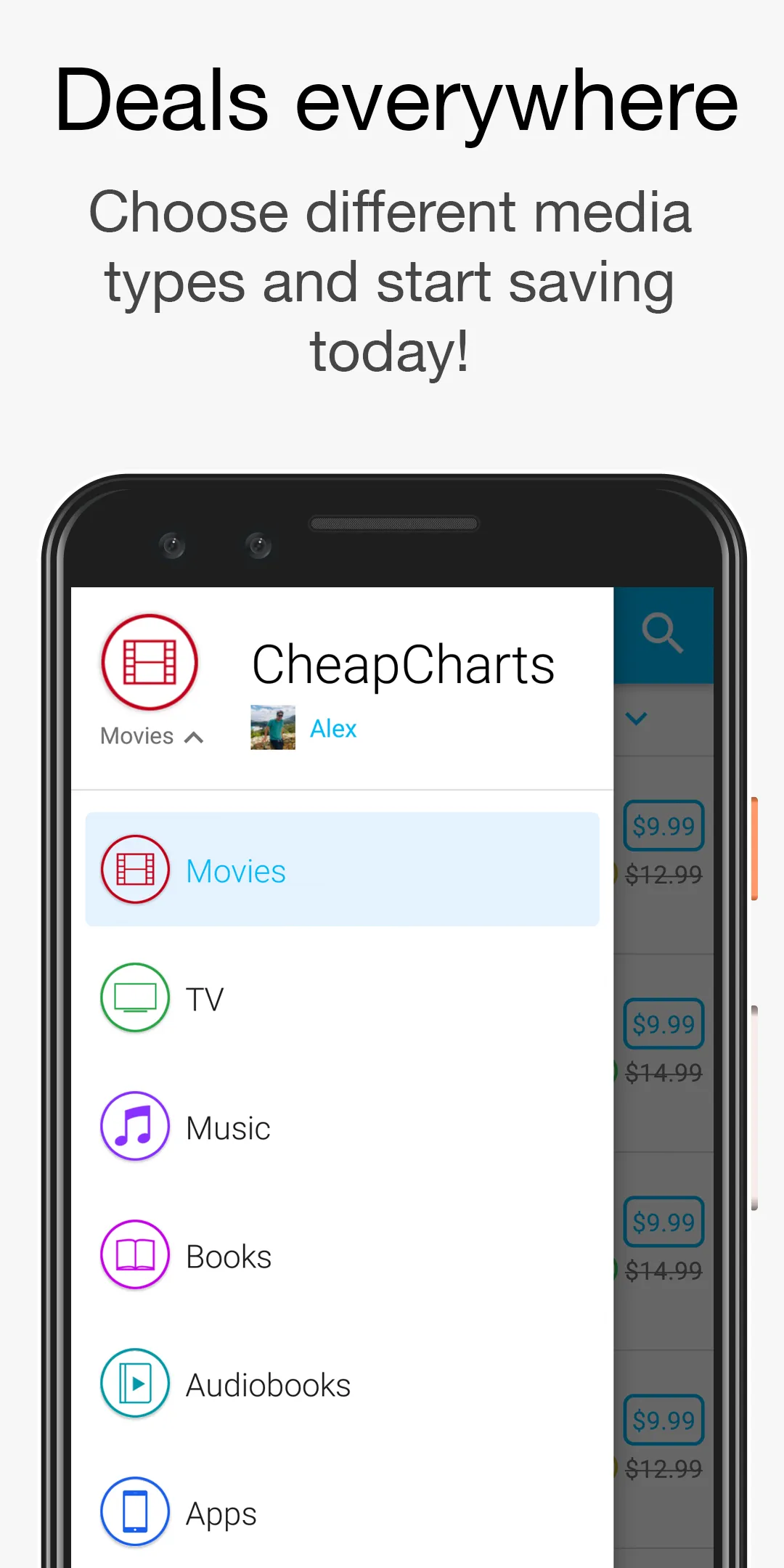 CheapCharts - Digital Deals | Indus Appstore | Screenshot