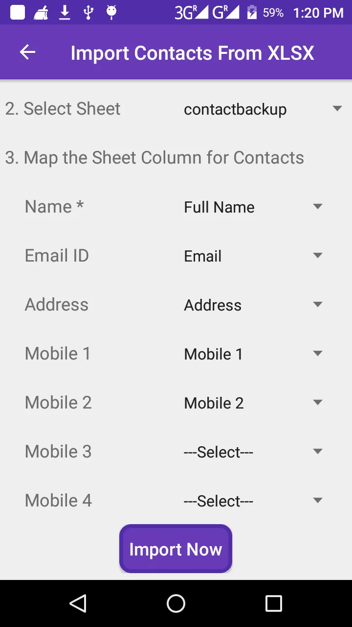 Contacts To VCF XLSX PDF CSV | Indus Appstore | Screenshot