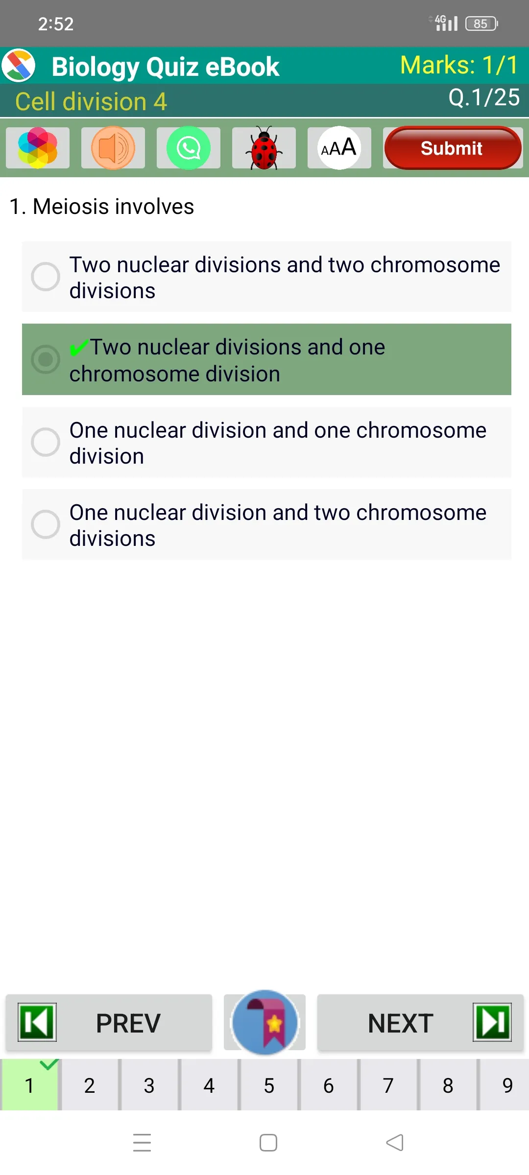 Biology Quiz & eBook | Indus Appstore | Screenshot