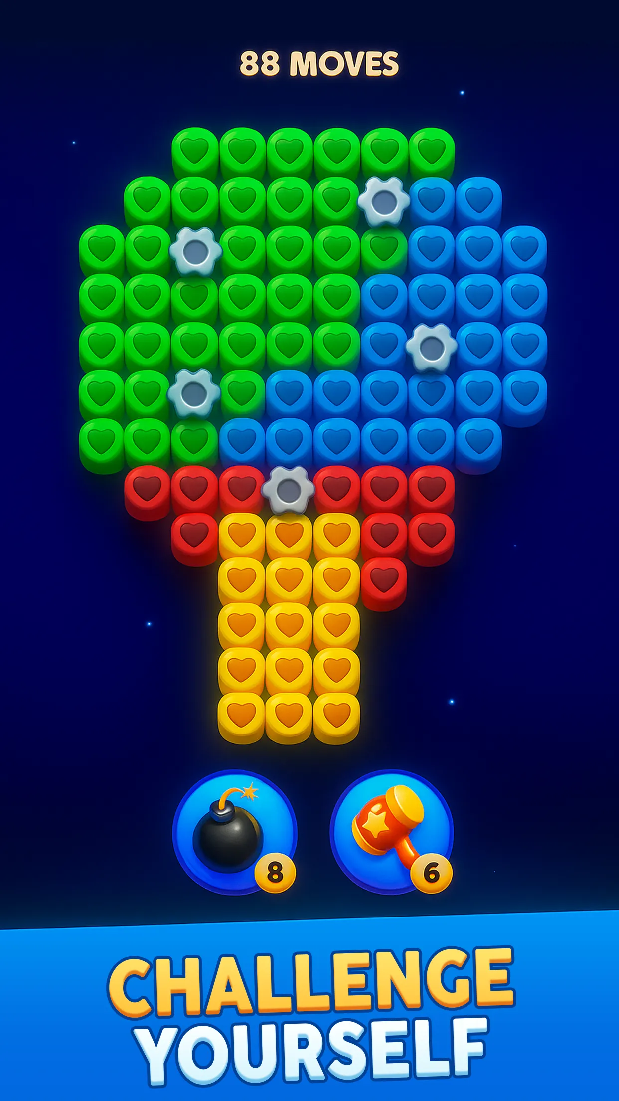 Tap Block Away: 3D Cube Puzzle | Indus Appstore | Screenshot