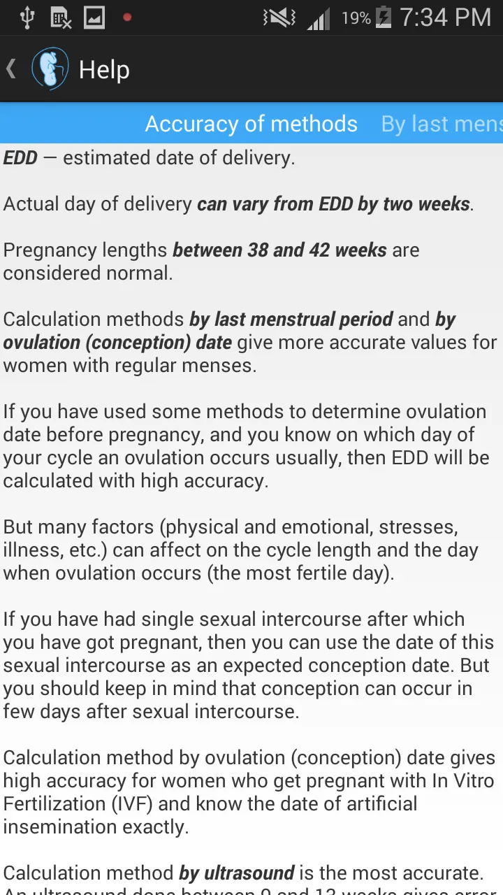 Pregnancy Calculator | Indus Appstore | Screenshot