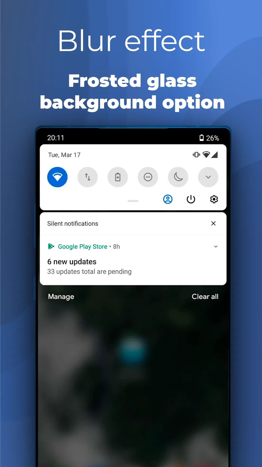Power Shade: Notification Bar | Indus Appstore | Screenshot