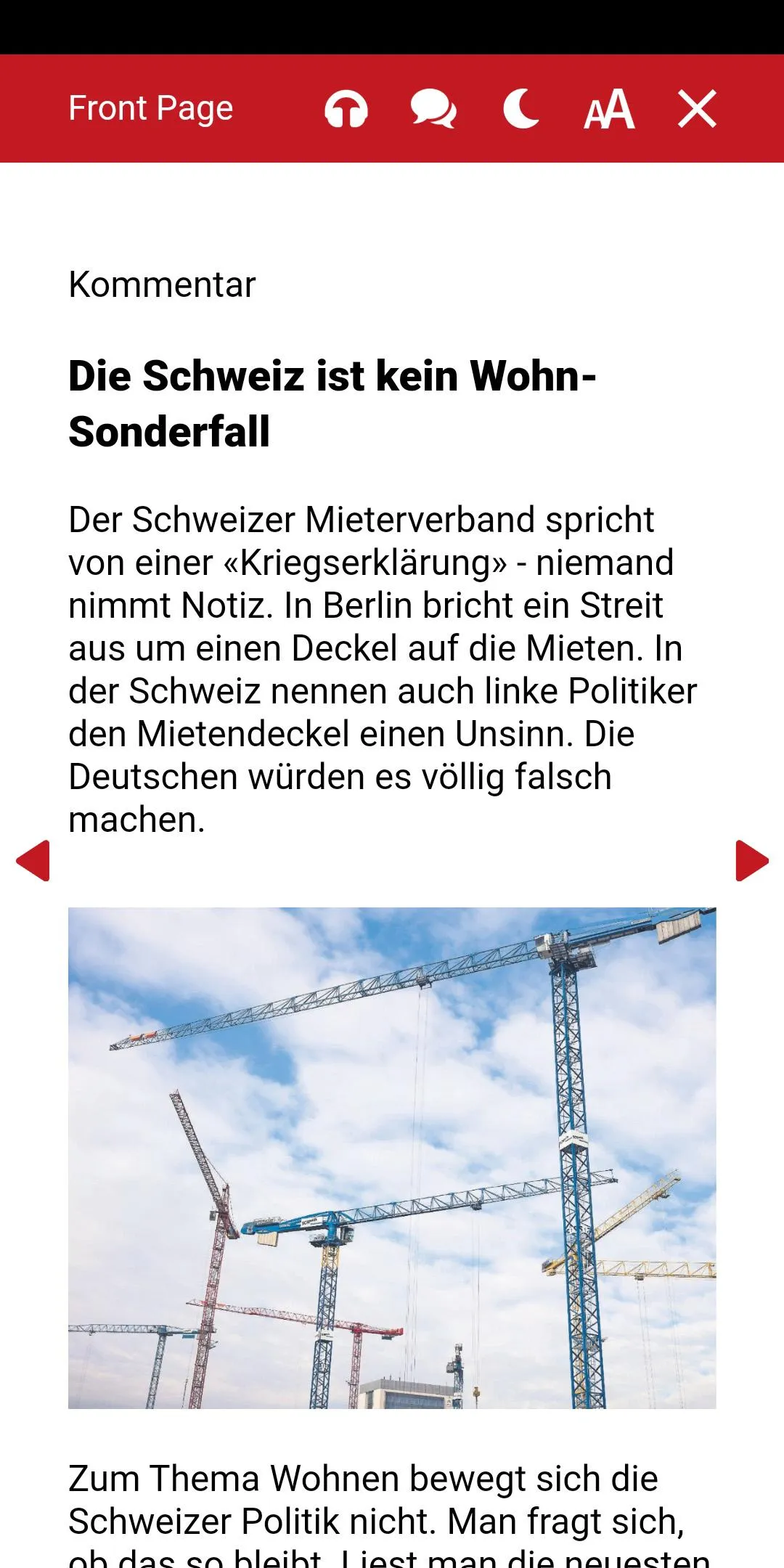 Zofinger Tagblatt - E-Paper un | Indus Appstore | Screenshot