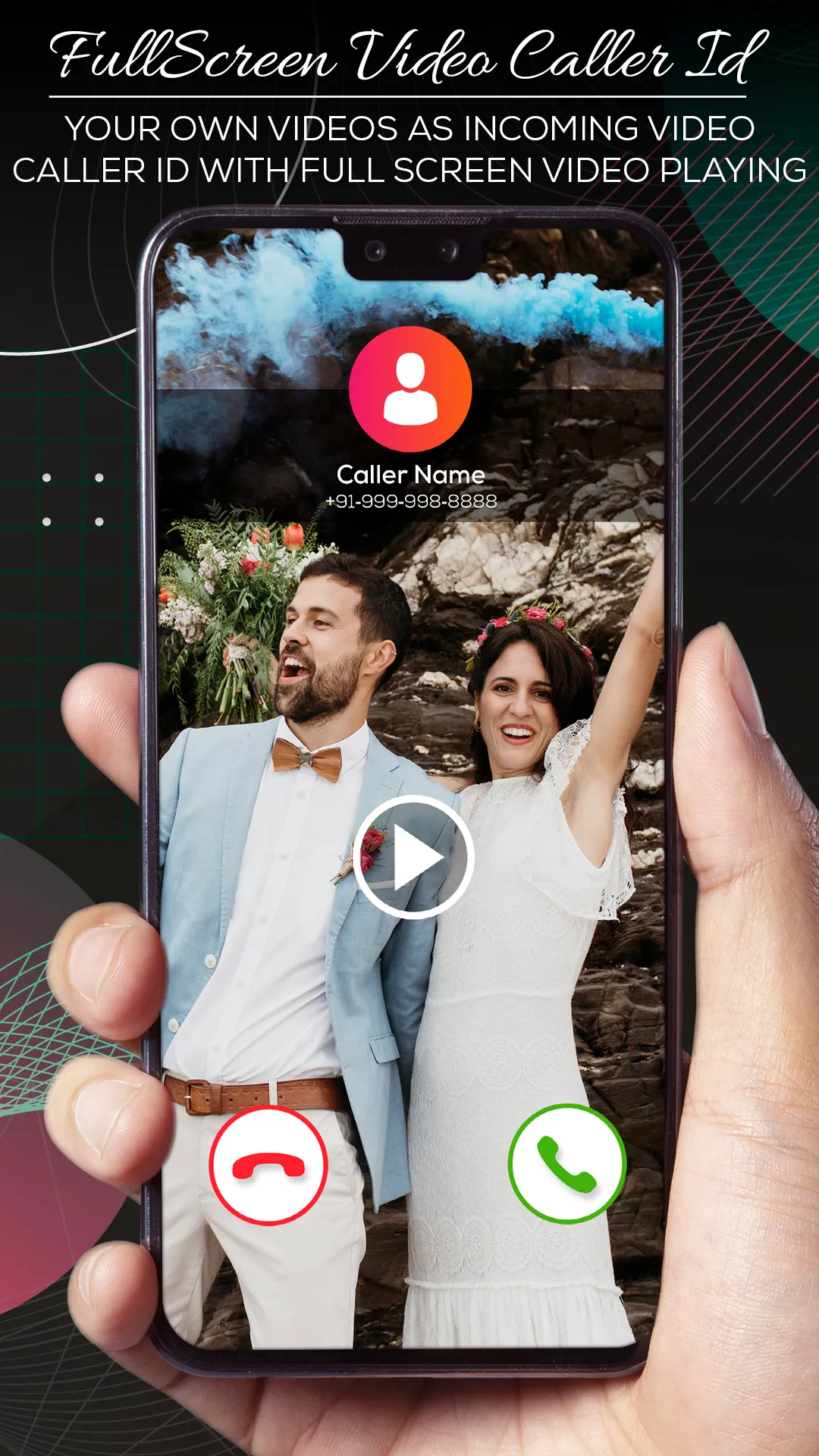 Full Screen Video Caller ID | Indus Appstore | Screenshot