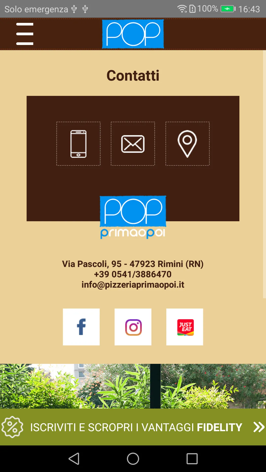 Pizzeria Prima o Poi | Indus Appstore | Screenshot