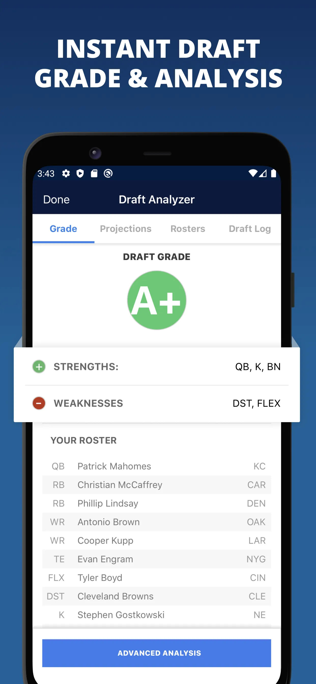 Fantasy Football Draft Wizard | Indus Appstore | Screenshot