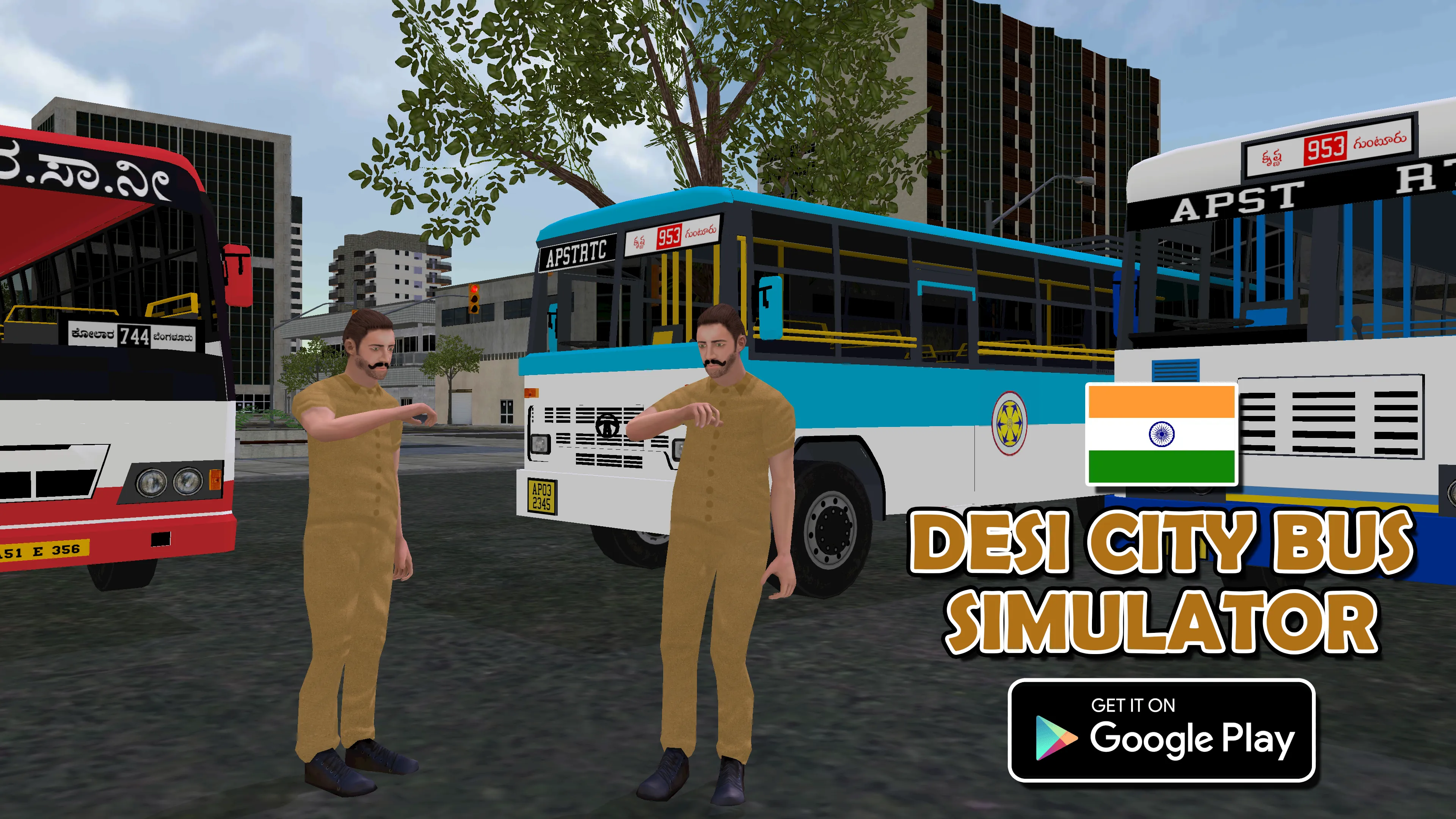 Desi City Bus Indian Simulator | Indus Appstore | Screenshot