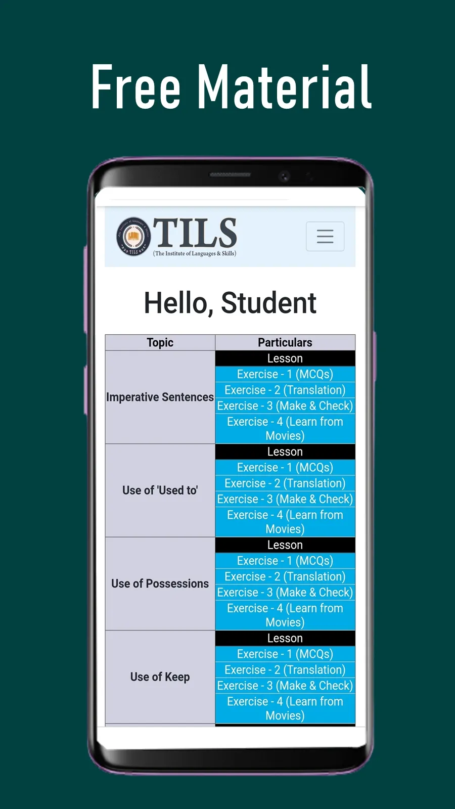 TILS Education - Spoken Englis | Indus Appstore | Screenshot