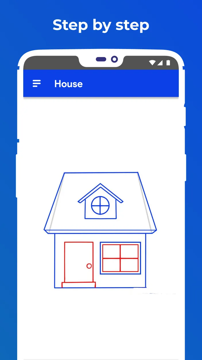 How To Draw Beautiful House | Indus Appstore | Screenshot