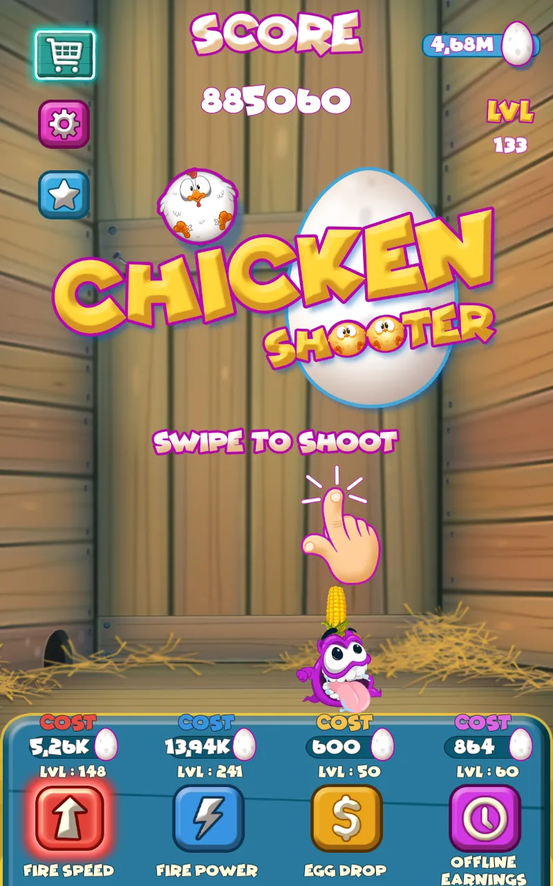 Chicken Shooter 2D | Indus Appstore | Screenshot