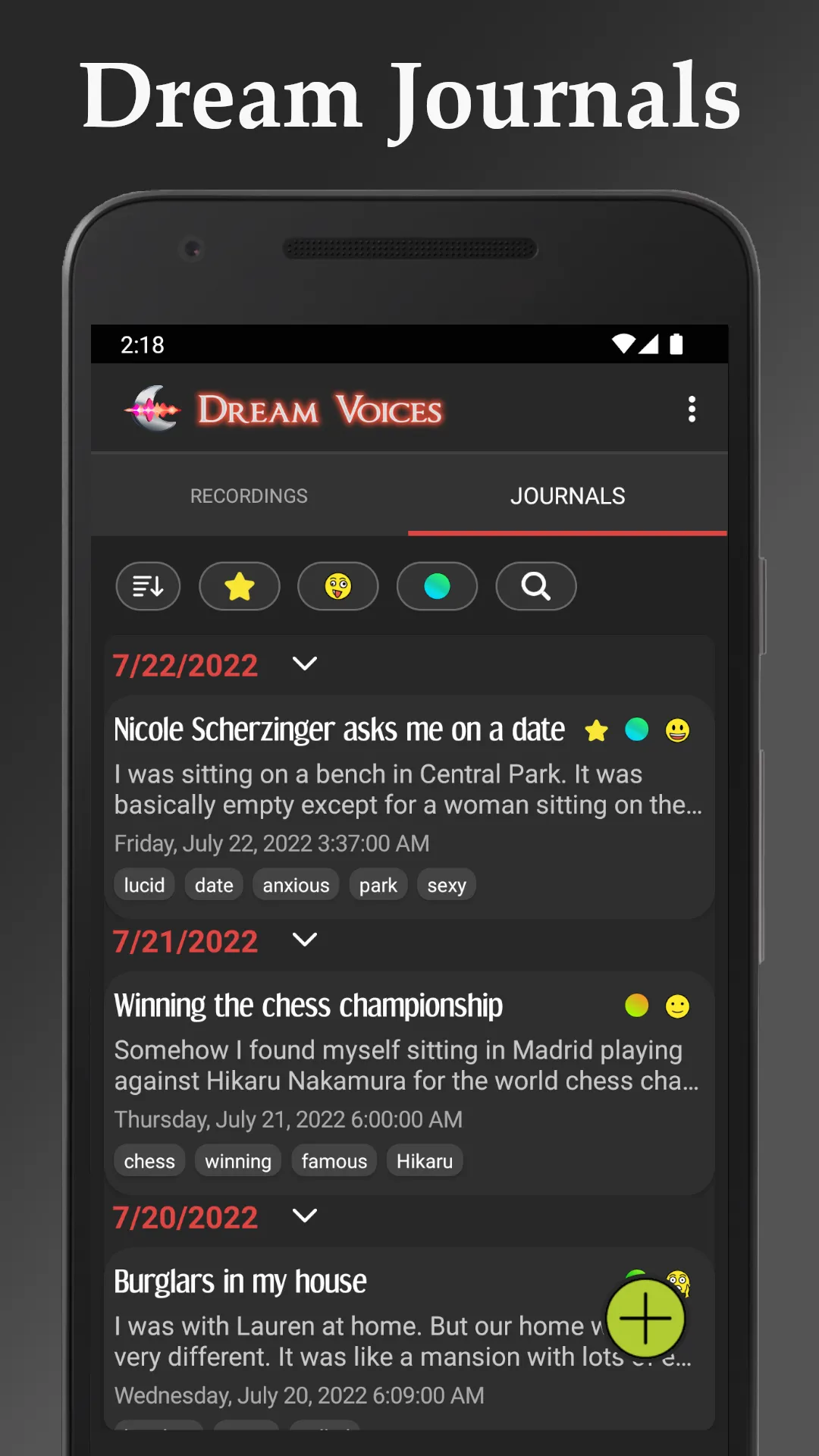 Dream Voices - Sleep Recorder | Indus Appstore | Screenshot
