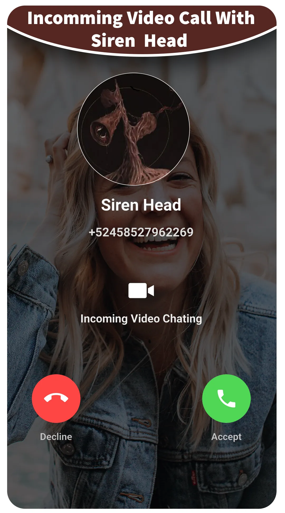 fake call chat with Siren Head | Indus Appstore | Screenshot