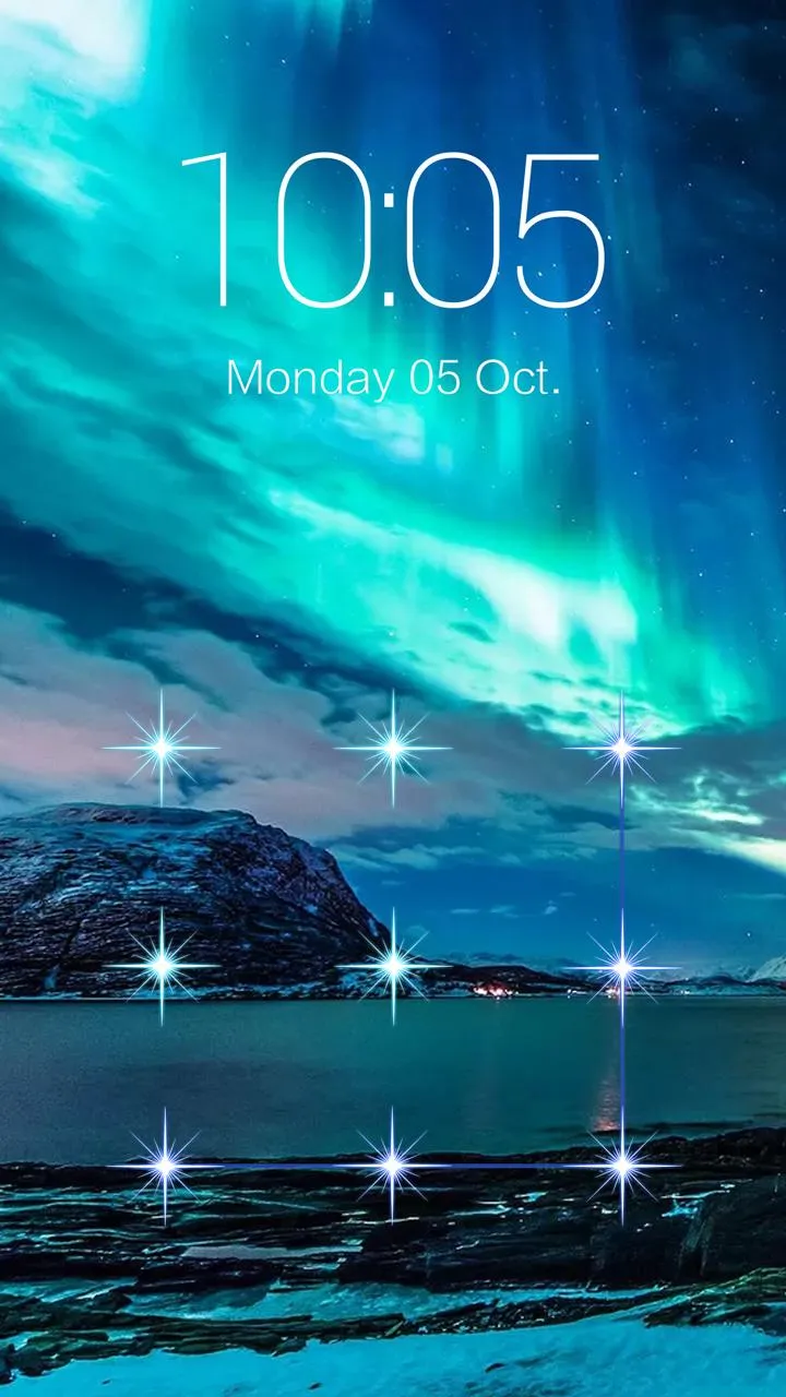 AppLock Theme Aurora | Indus Appstore | Screenshot