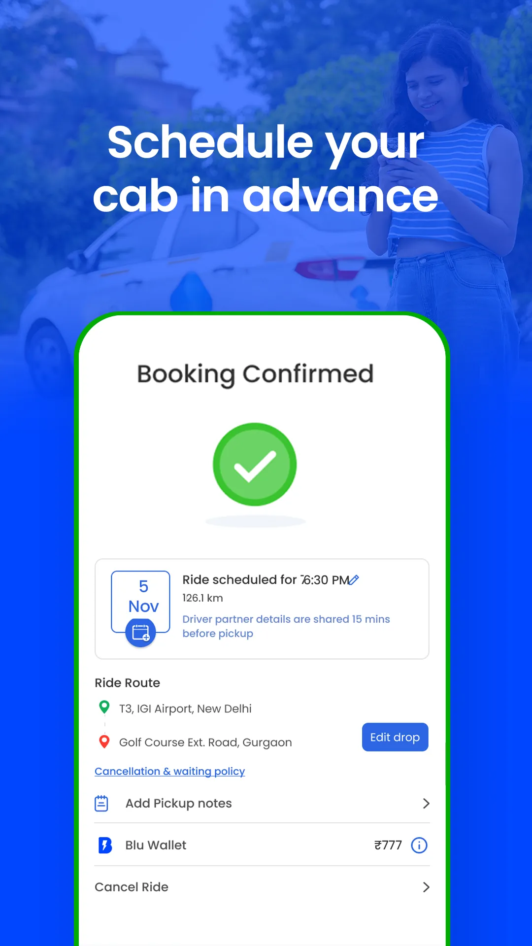 BluSmart: Safe Electric Cabs | Indus Appstore | Screenshot