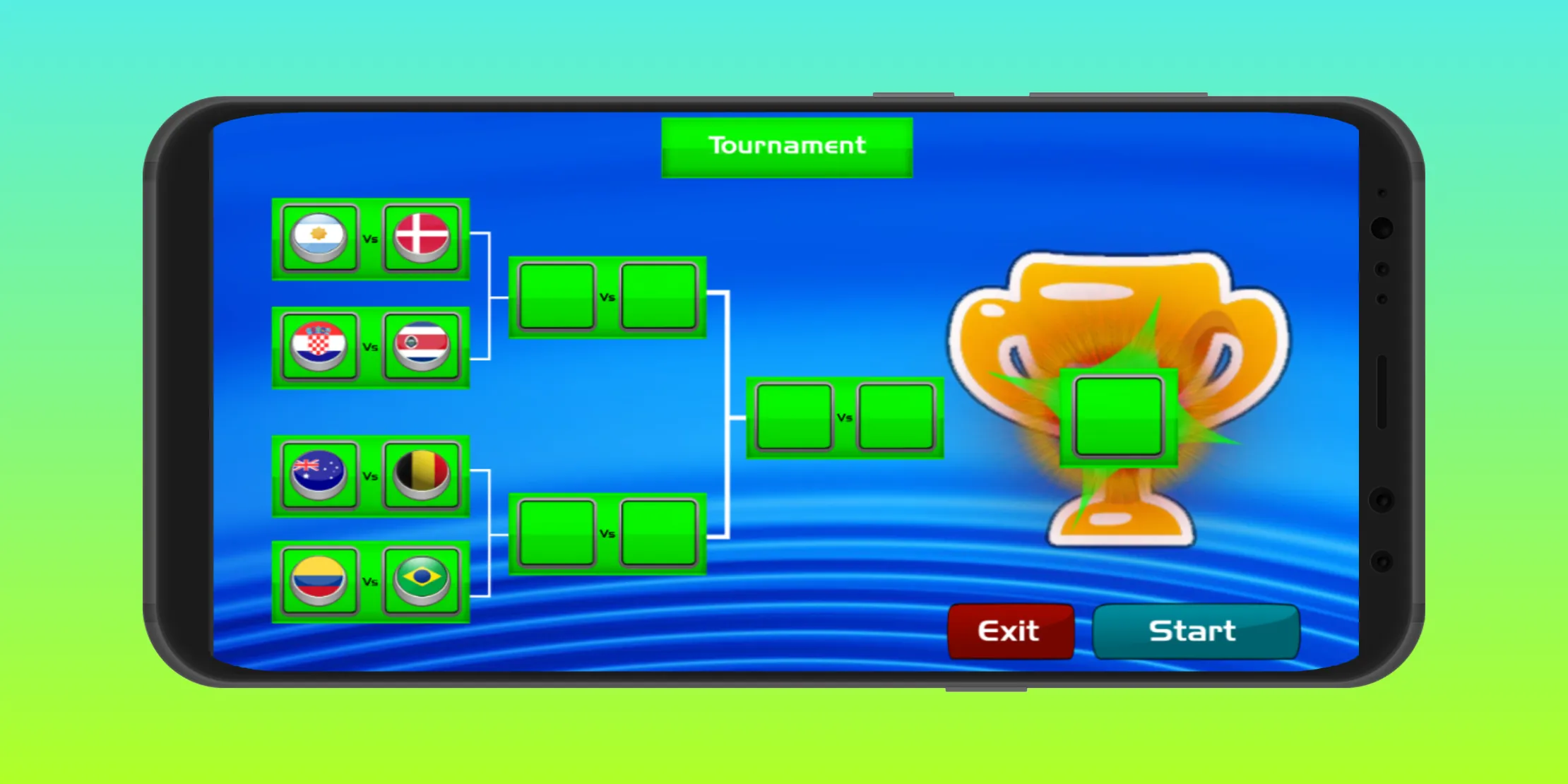 Virtual Finger Soccer | Indus Appstore | Screenshot