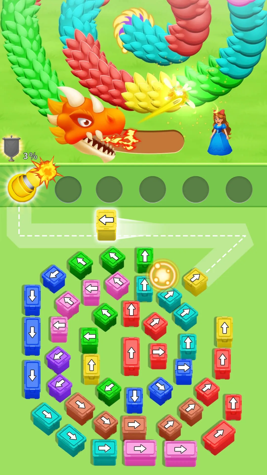Save the Girl: Dragon Puzzle | Indus Appstore | Screenshot