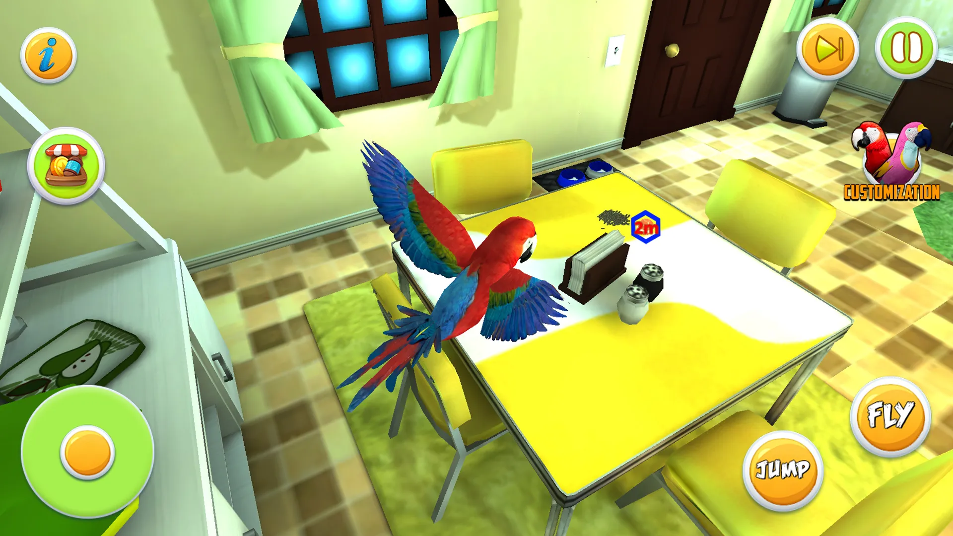 Parrot Simulator: Pet World 3D | Indus Appstore | Screenshot