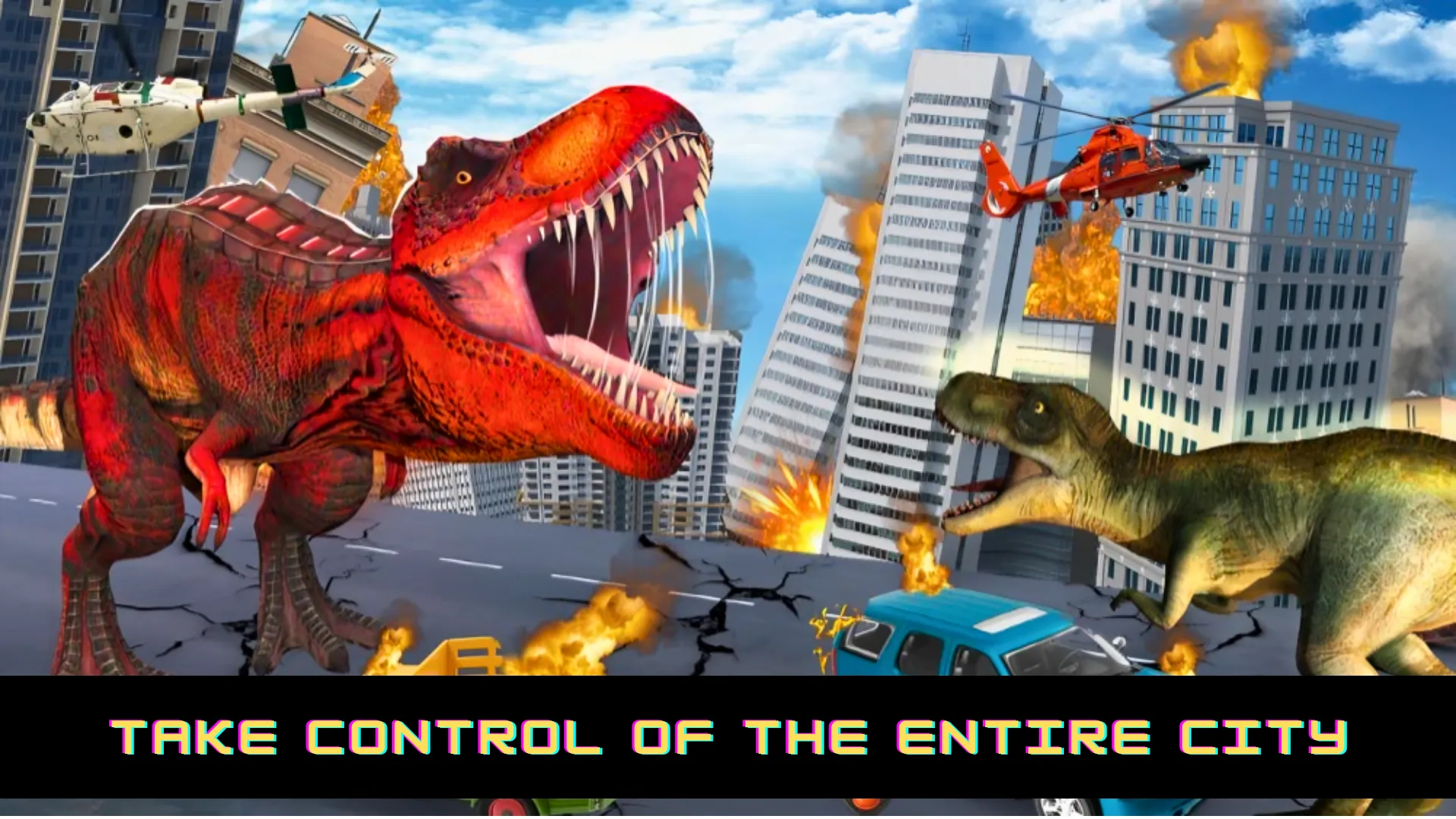 Rampage Dinosaur- Smash City | Indus Appstore | Screenshot