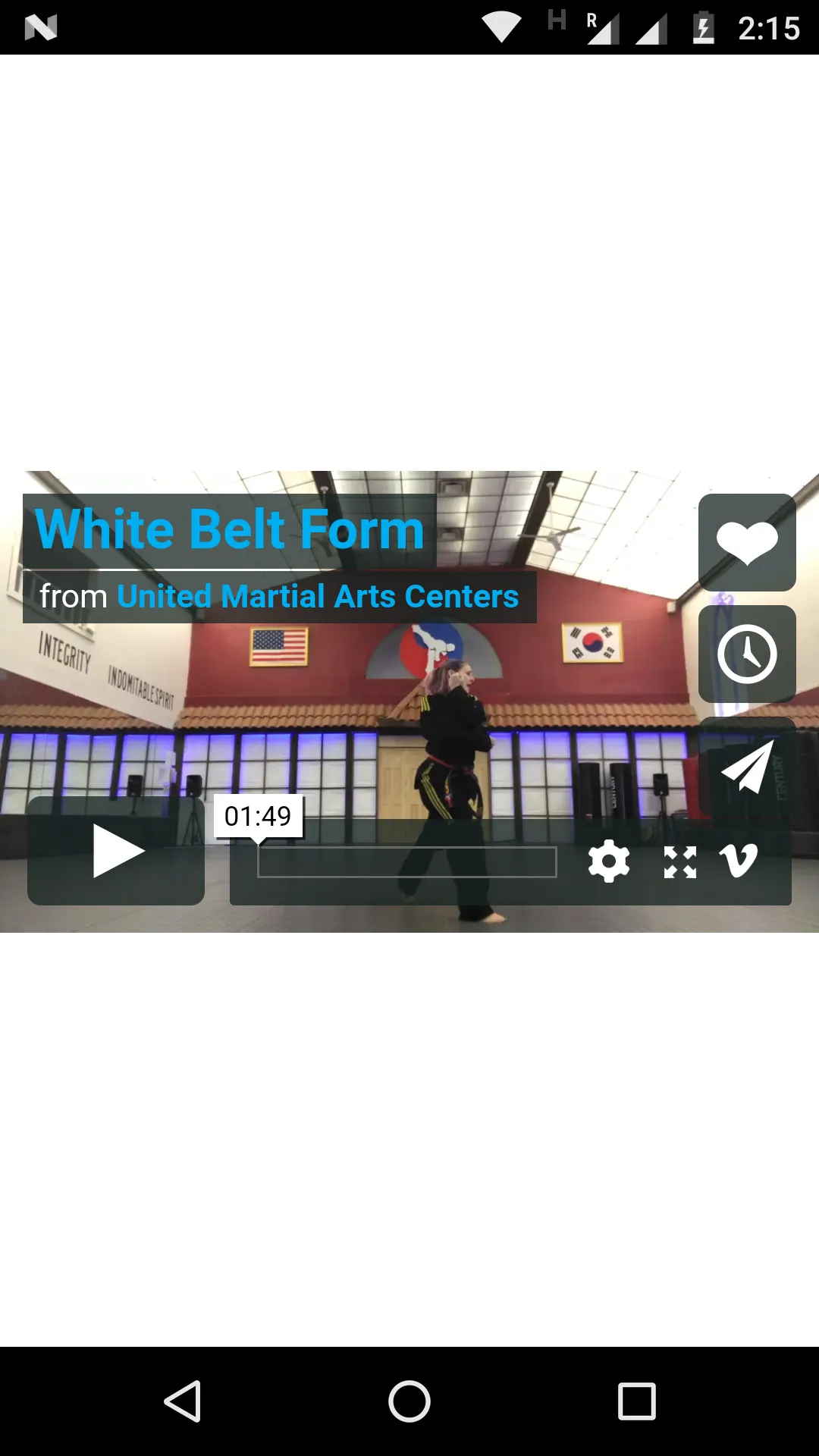 United Martial Arts Centers | Indus Appstore | Screenshot