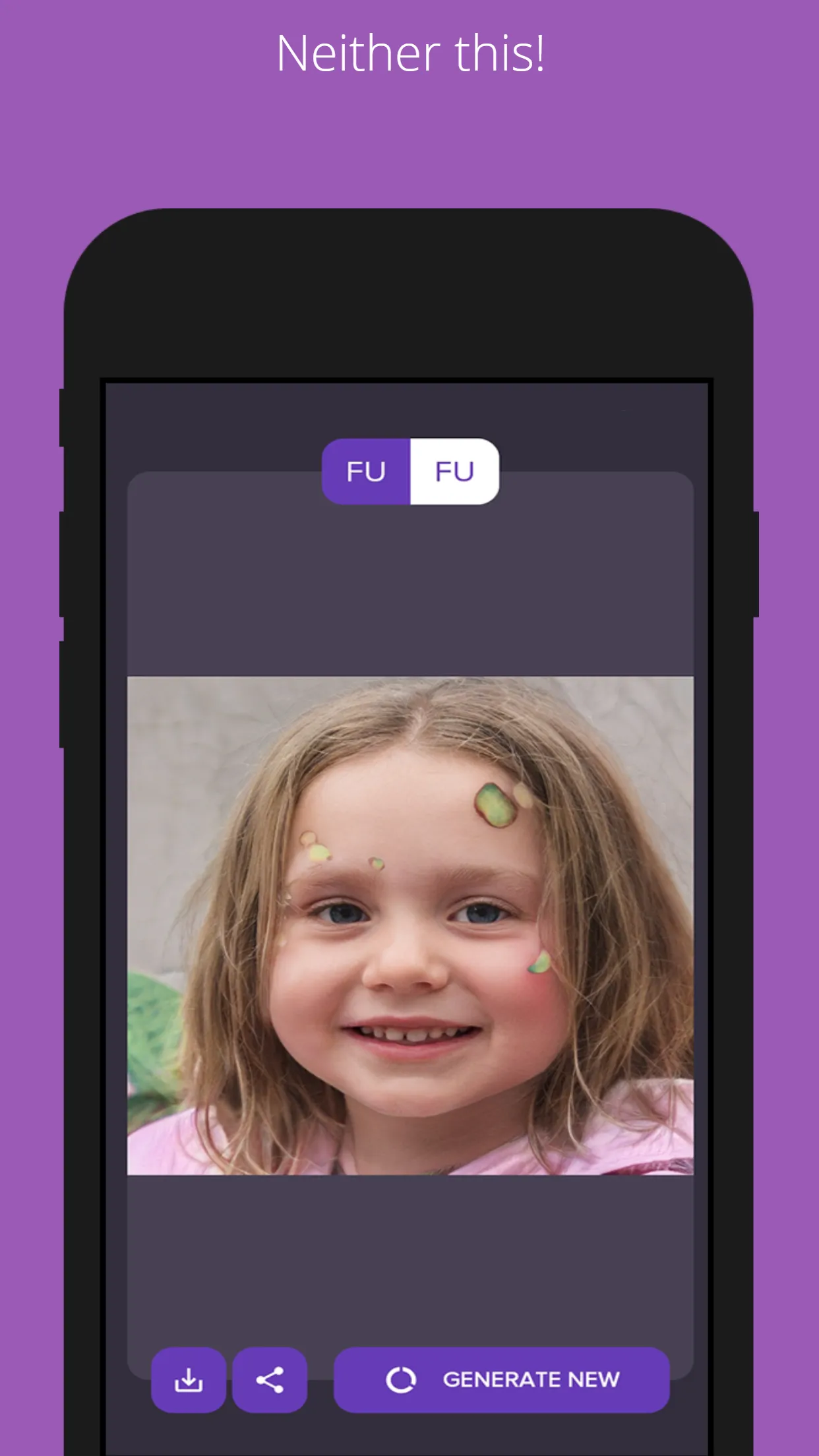 FUFU: Fake faces generator | Indus Appstore | Screenshot