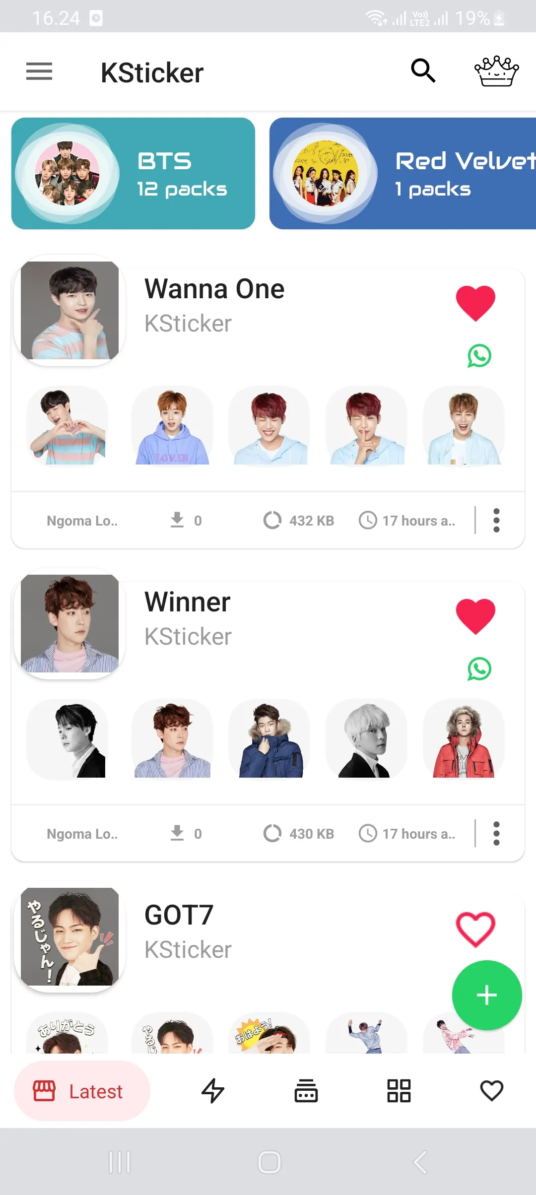 Kpop Sticker for WhatsApp | Indus Appstore | Screenshot