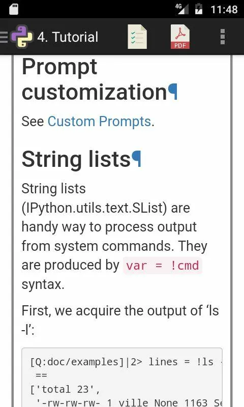 IPython (Jupyter Notebook) Ref | Indus Appstore | Screenshot