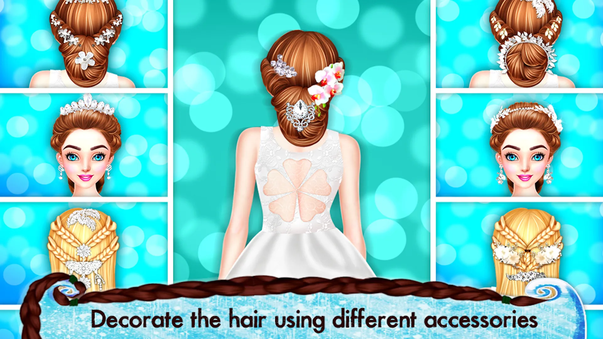 Bridal Hair Design Salon Games | Indus Appstore | Screenshot