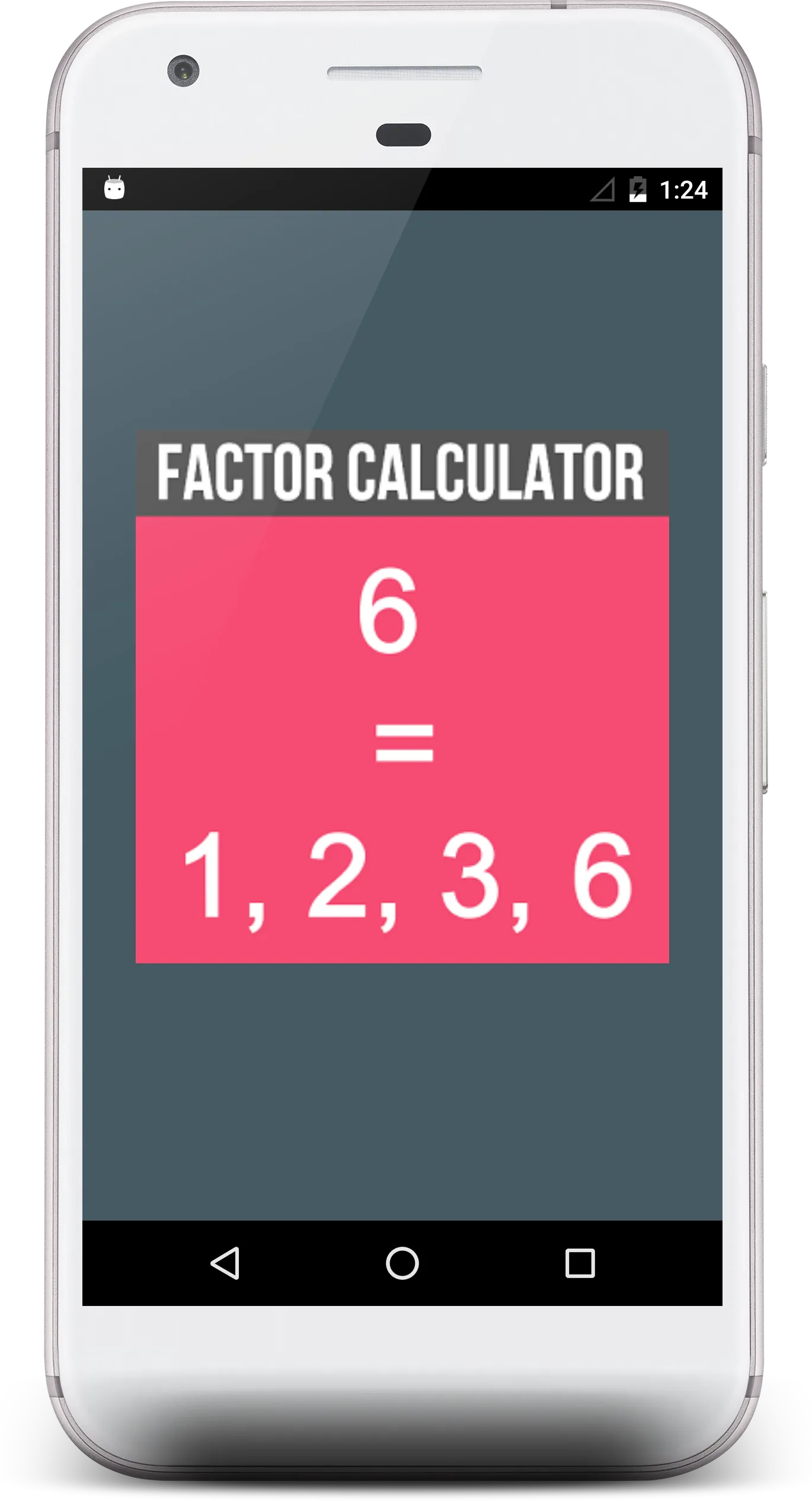 Factor Calculator | Indus Appstore | Screenshot