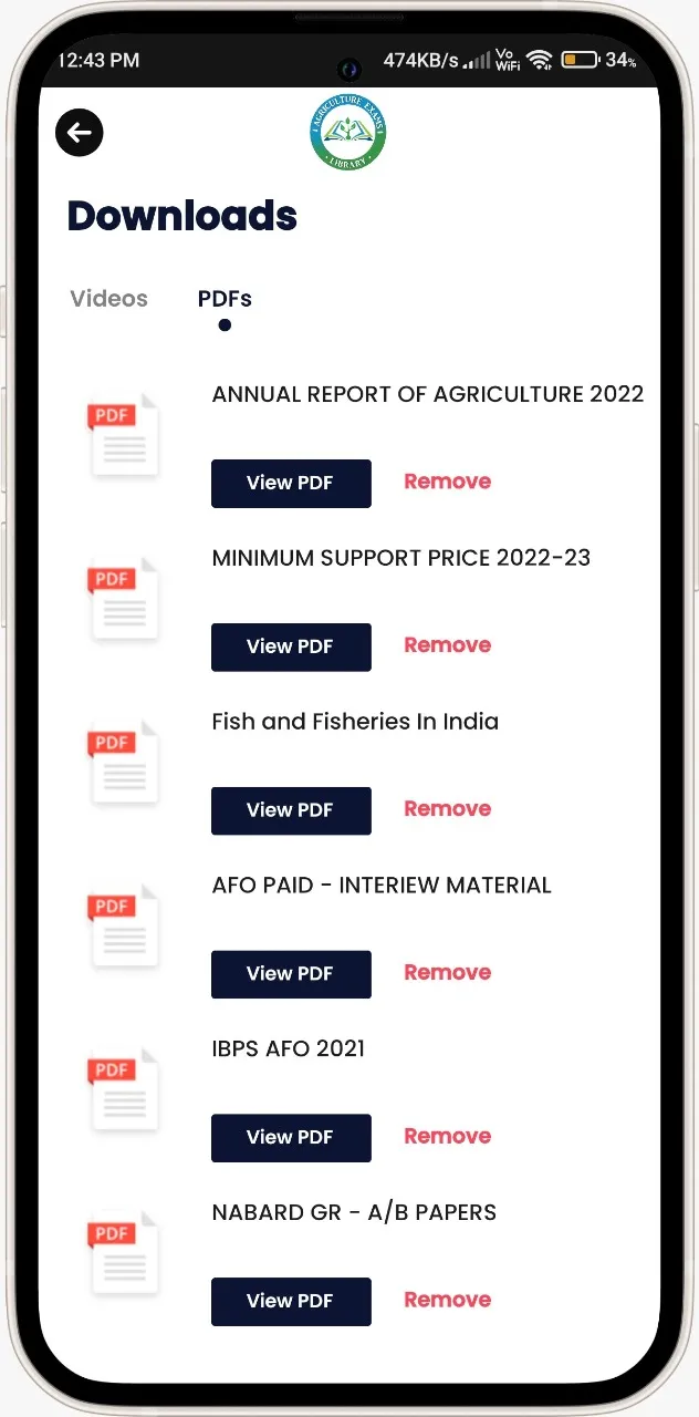 Agri Exam Library | Indus Appstore | Screenshot