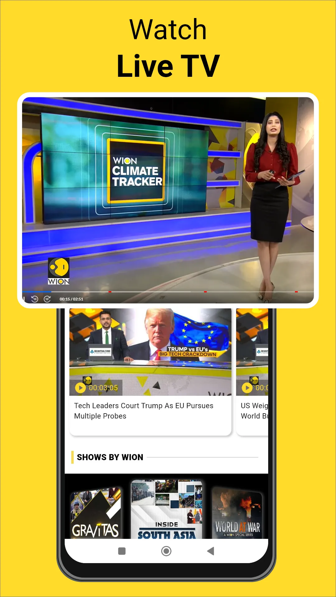 WION: Breaking US & WORLD NEWS | Indus Appstore | Screenshot