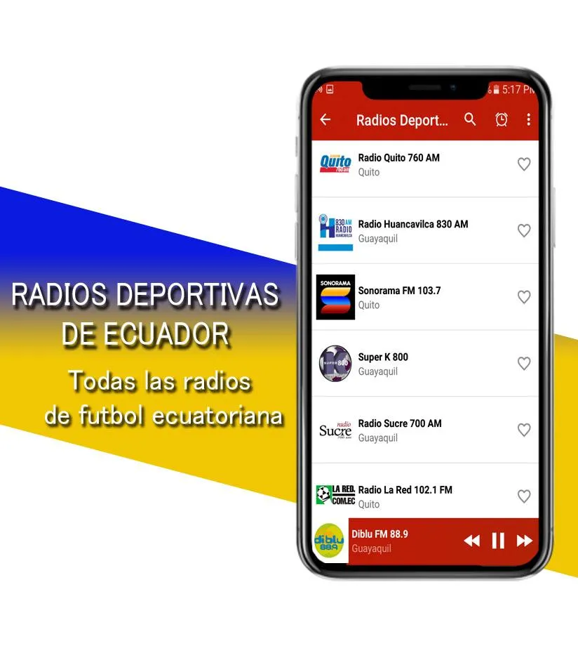 Radios Deportivas de Ecuador | Indus Appstore | Screenshot