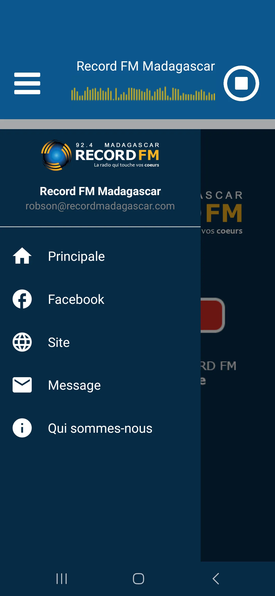 Record FM Madagascar | Indus Appstore | Screenshot