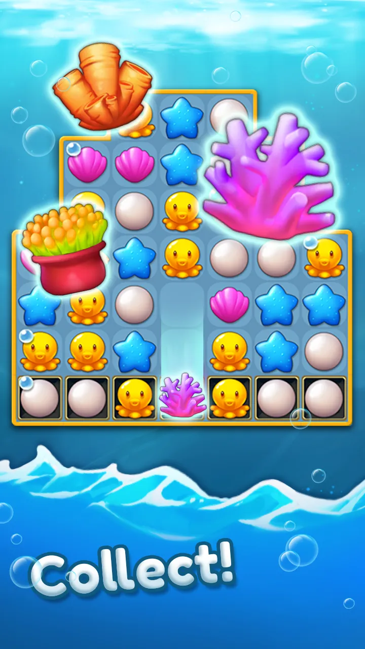 Ocean Friends : Match 3 Puzzle | Indus Appstore | Screenshot