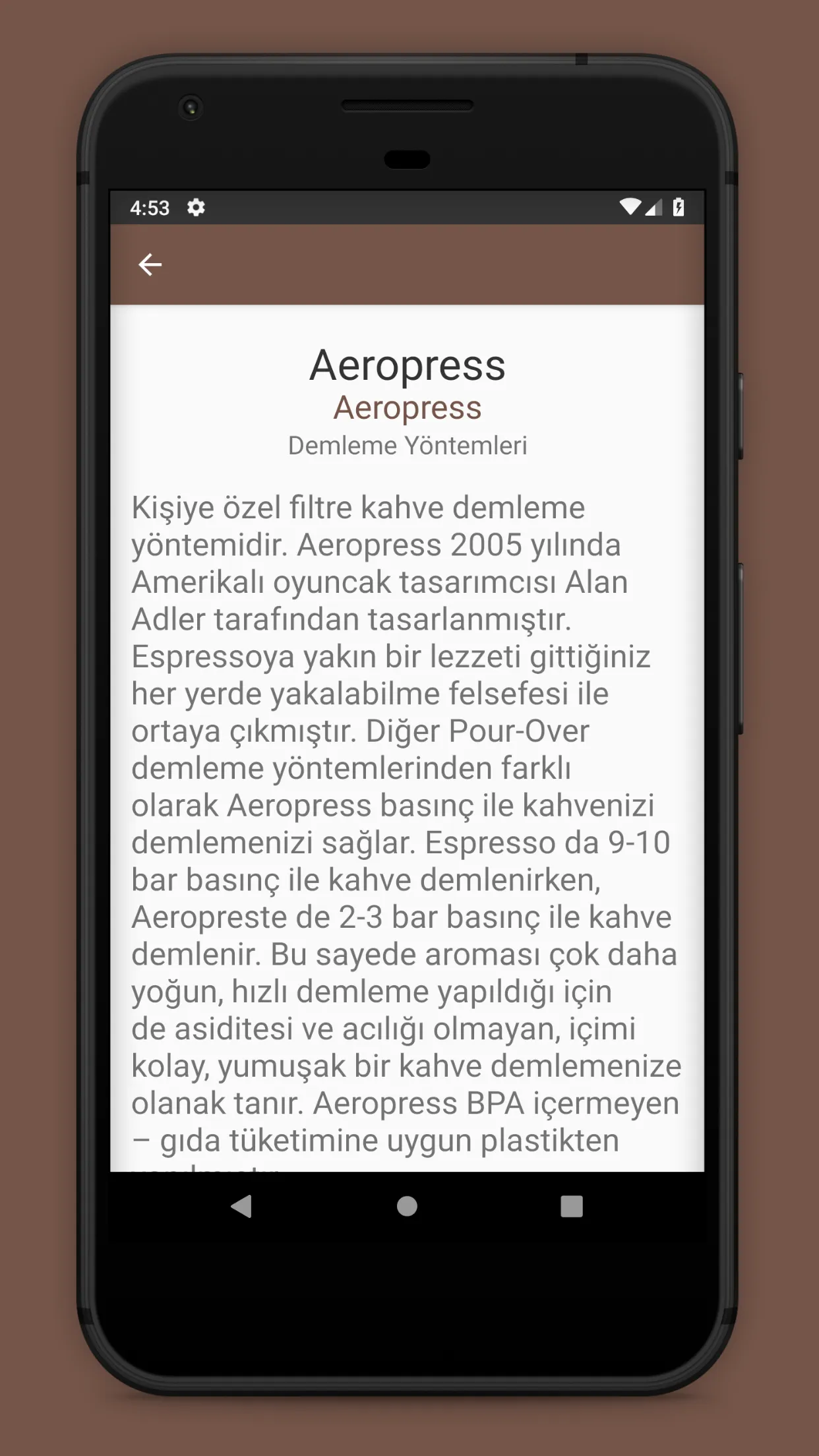 Kahve Sözlüğü | Indus Appstore | Screenshot