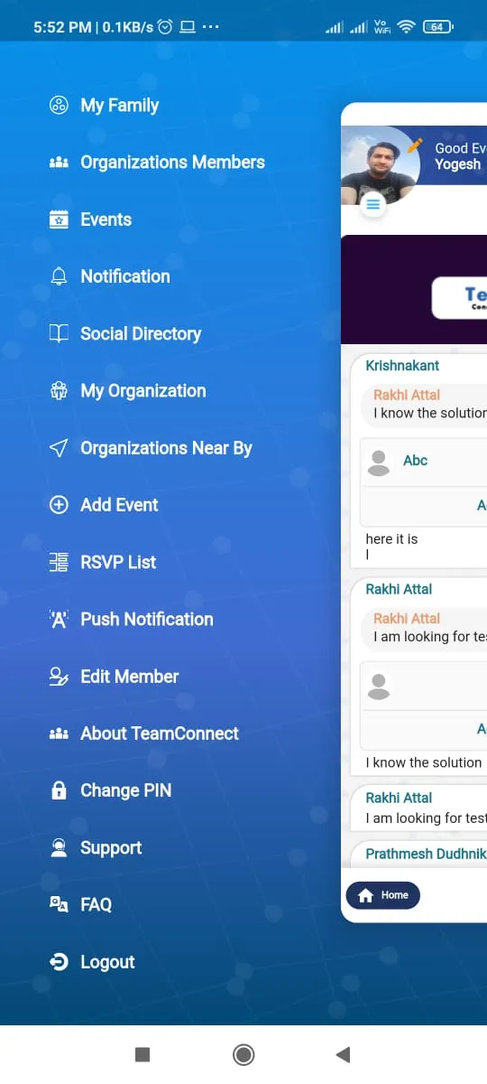 TeamConnect | Indus Appstore | Screenshot