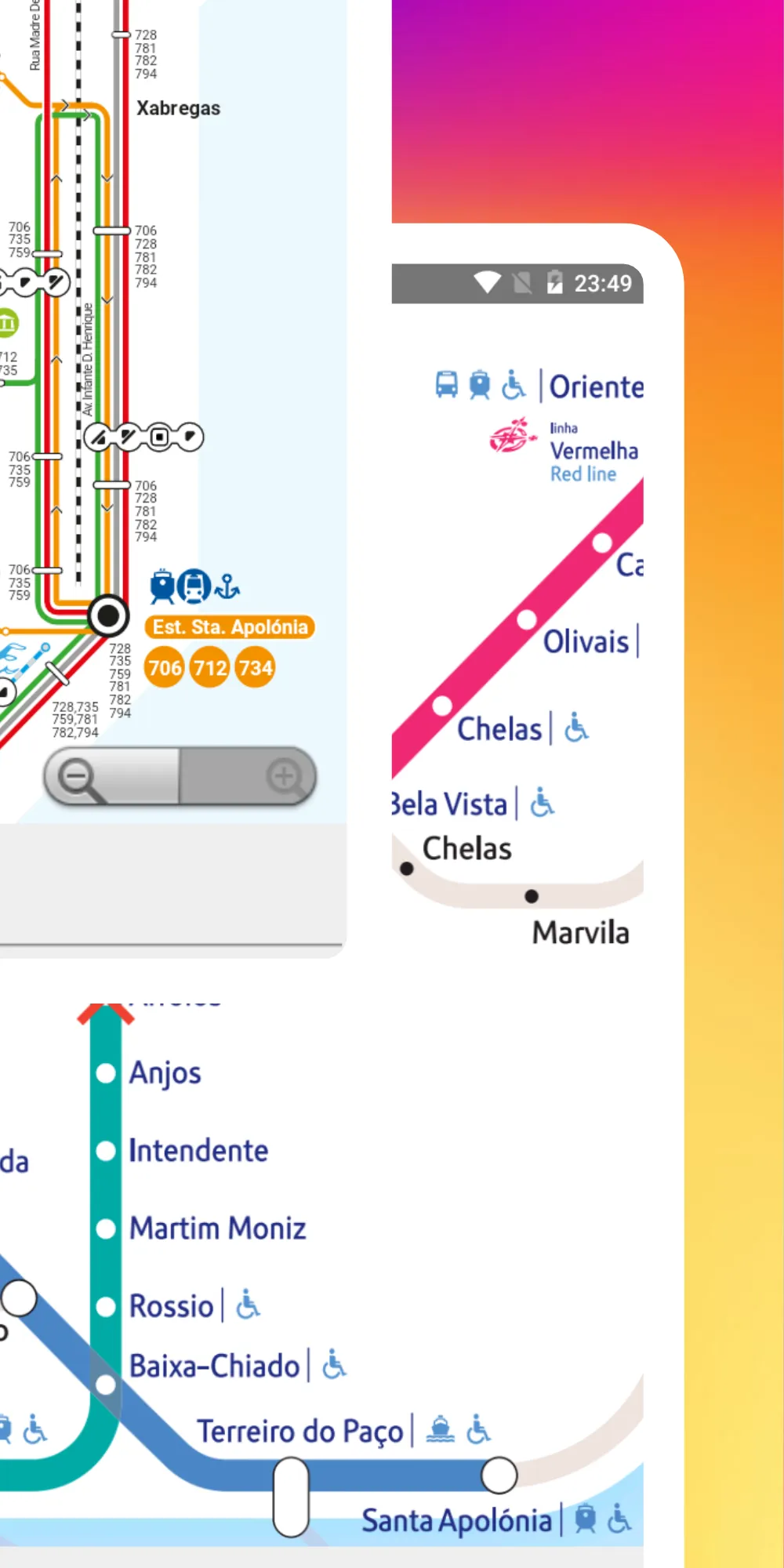 Lisbon Metro Guide and Subway  | Indus Appstore | Screenshot