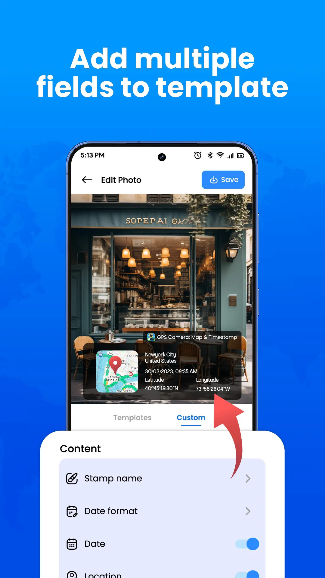 GPS Camera, Map & Timestamp | Indus Appstore | Screenshot