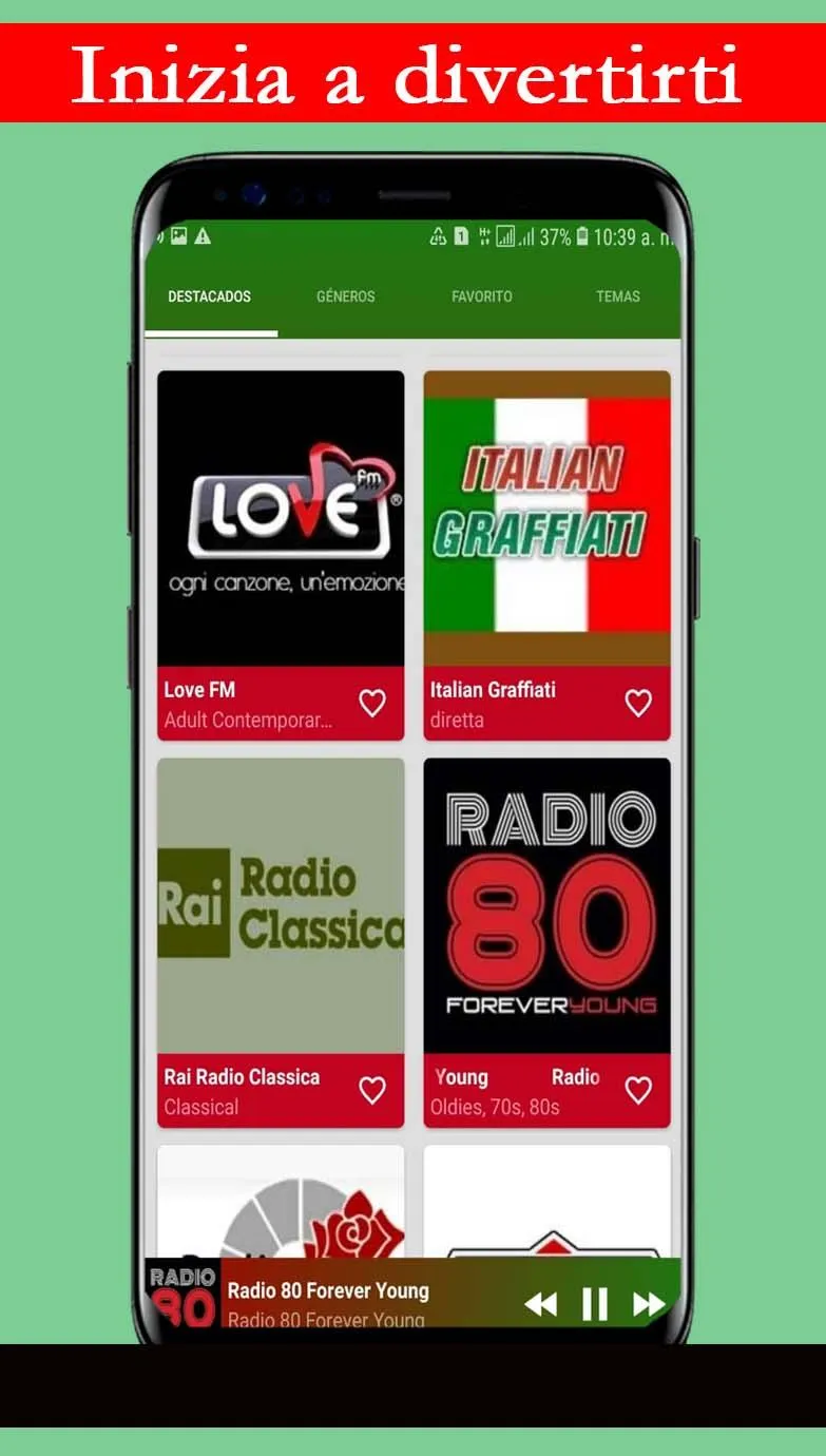 Radio Italy FM | Indus Appstore | Screenshot