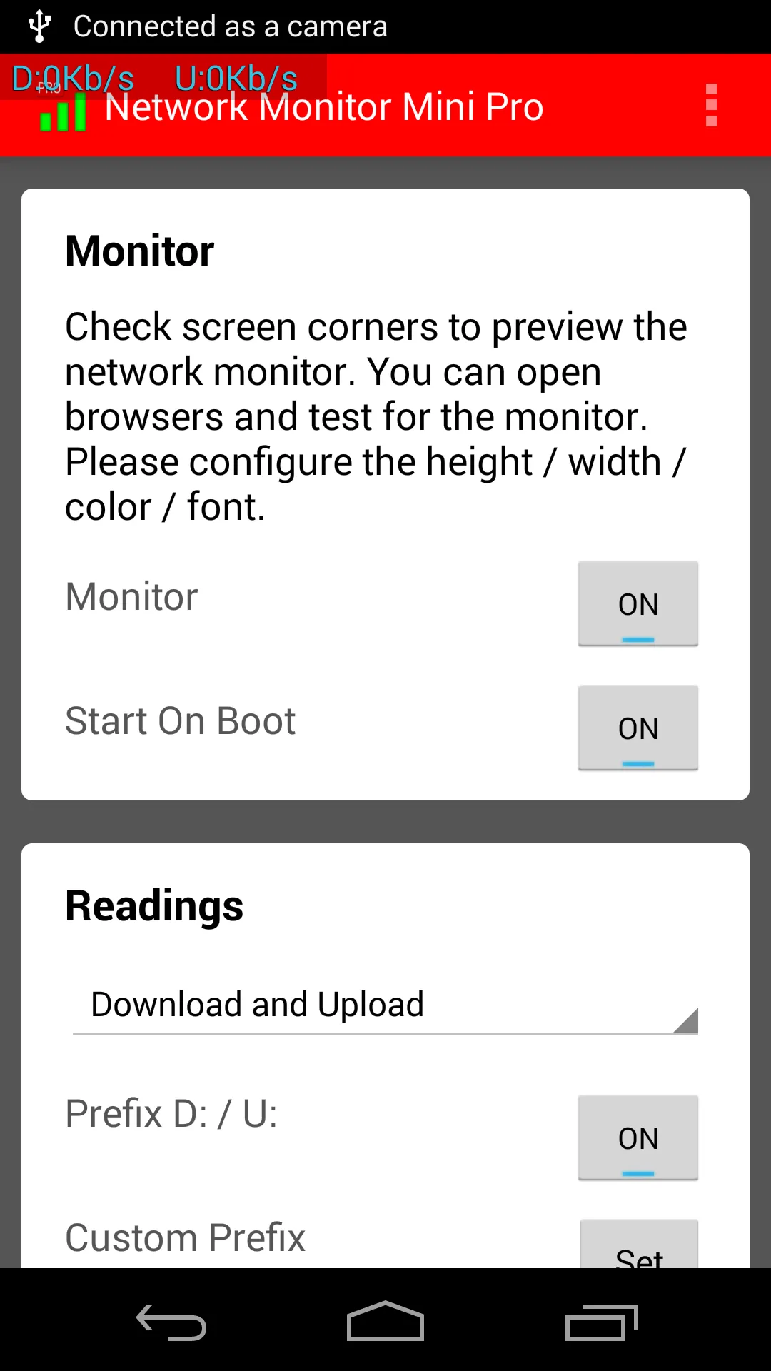 Network Monitor Mini | Indus Appstore | Screenshot