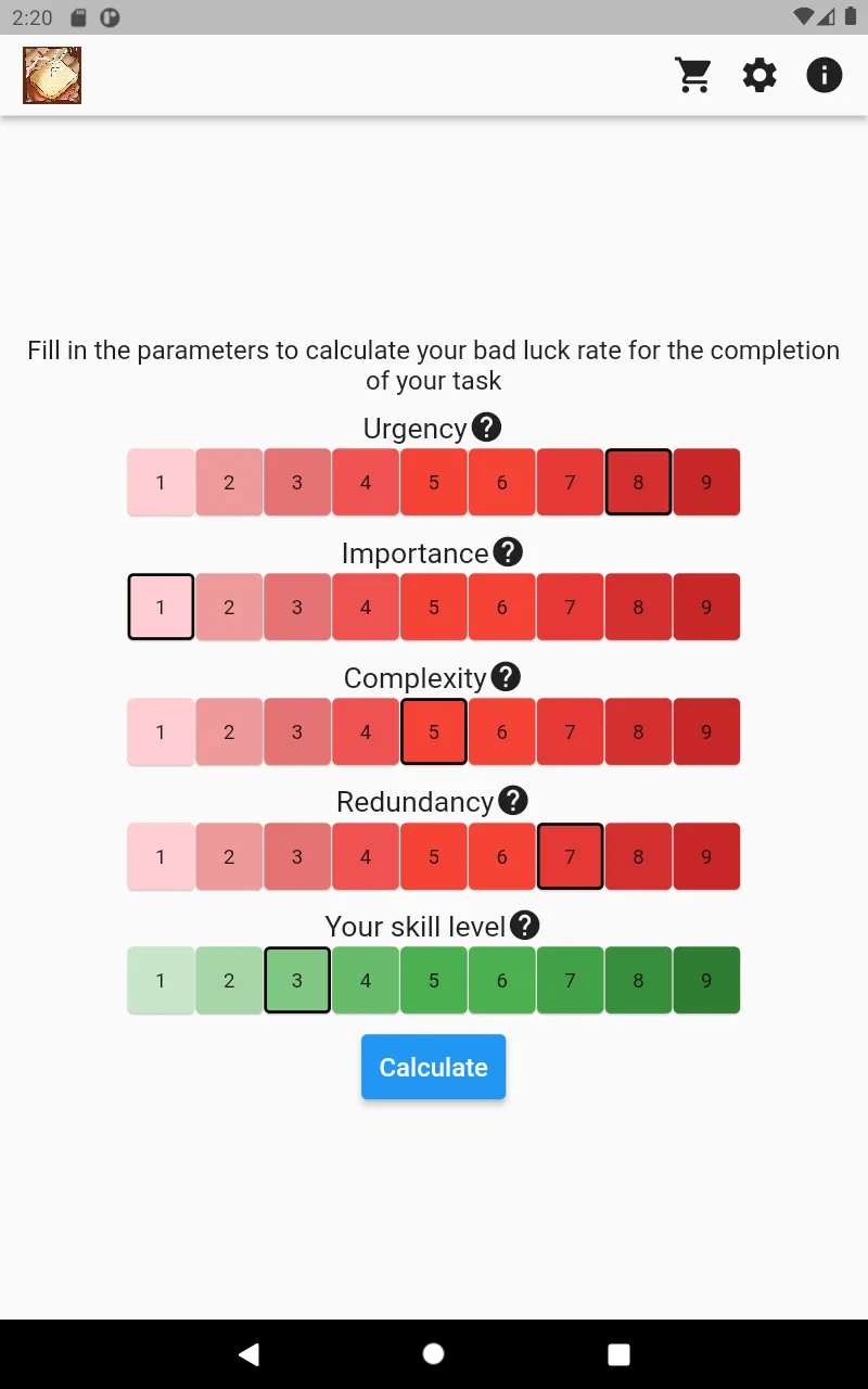 Murphy's Law Calculator | Indus Appstore | Screenshot